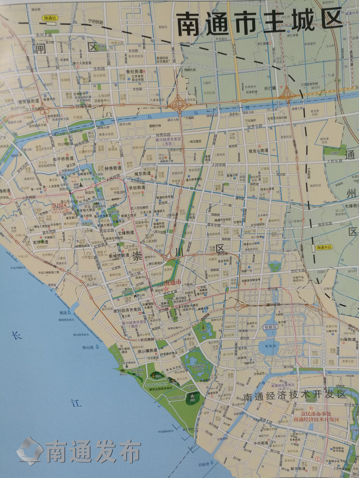 新版南通市政区图出炉丨首次标注海安市中创区和地铁站