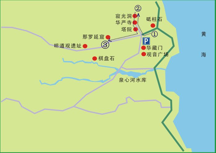 費用:憑景區門票免費公交線路:從仰口可乘觀光車從仰口直達華嚴.