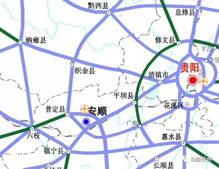 普定至盘江高速线路图图片