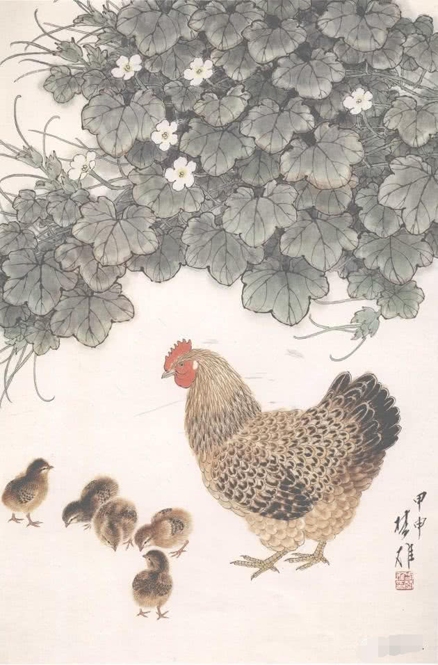 鸡的工笔画法, 鸡的工笔技法教程详解