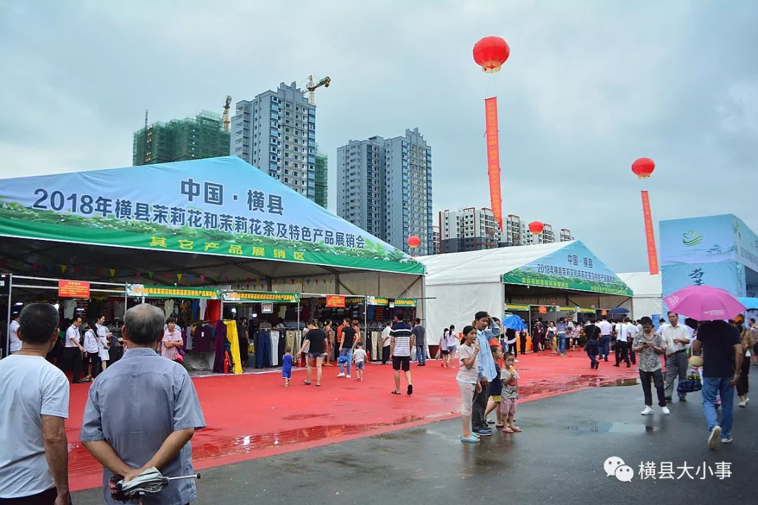 2018年中国(横县)茉莉花文化节开幕!横县欢迎您!_广场