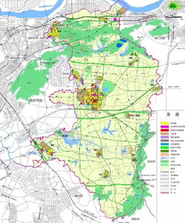 主动融入南京刚刚官方发布句容市城市总规划