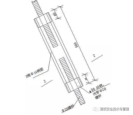 新型工字钢悬挑架方案图片