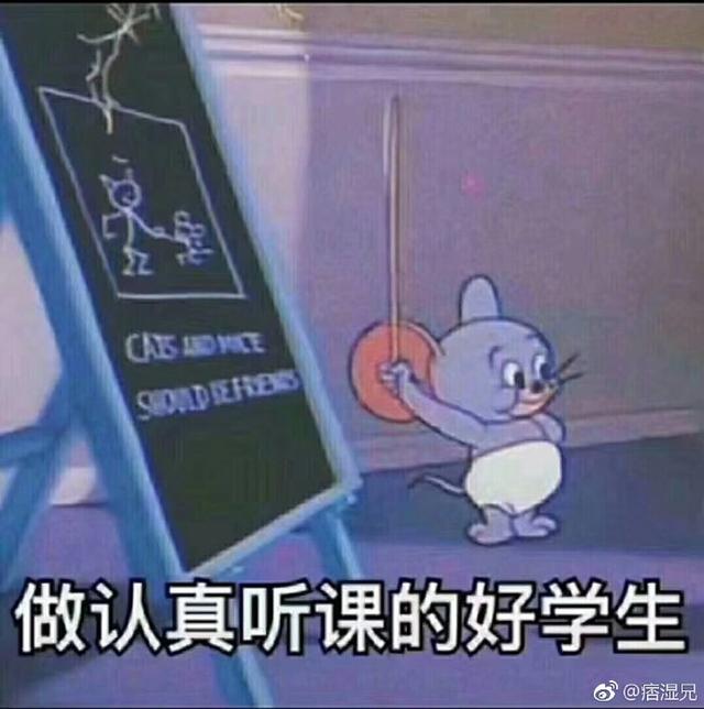 上课认真听讲的表情包图片