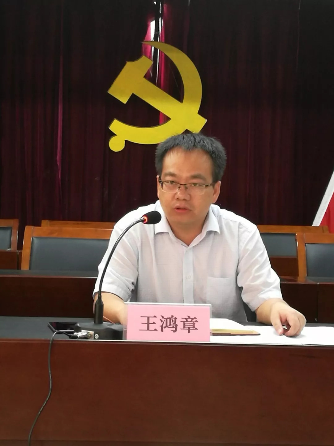 随后,镇党委王鸿章书记对我镇扫黑除恶专项斗争及村委会换届工作强调