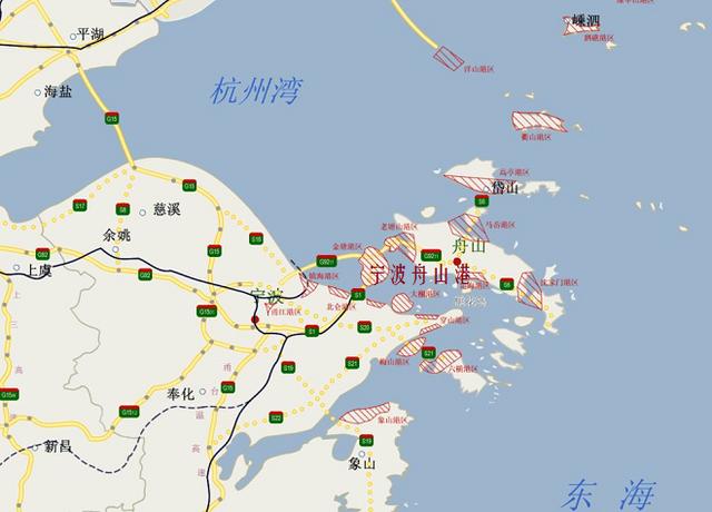 世界上第一个港口吞吐量超过10亿吨的港口宁波舟山港