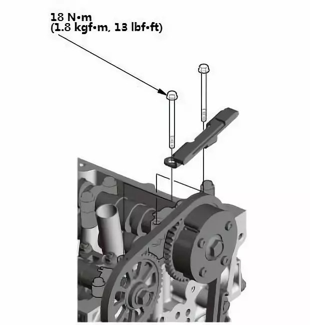本田1.5正时链条安装图图片