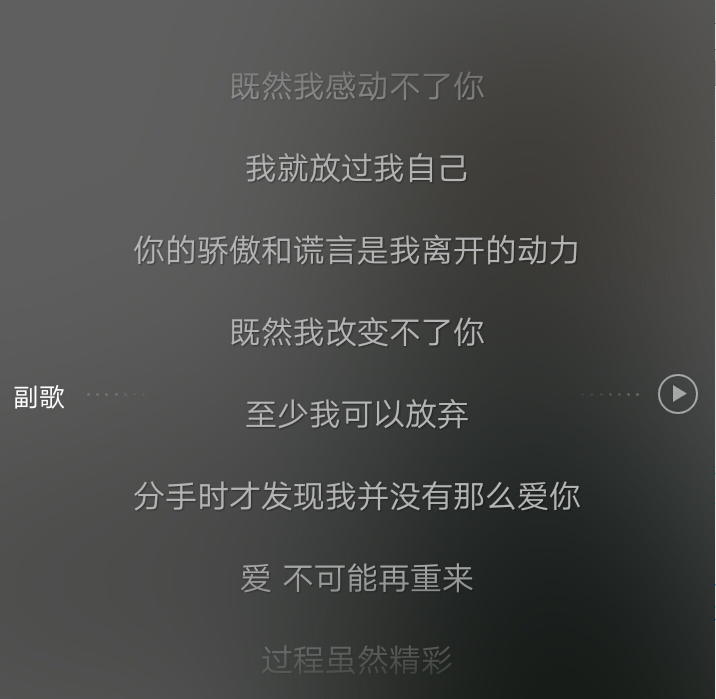 你,我就放过我自己,你的骄傲和谎言是我离开的动力,既然我改变不了你