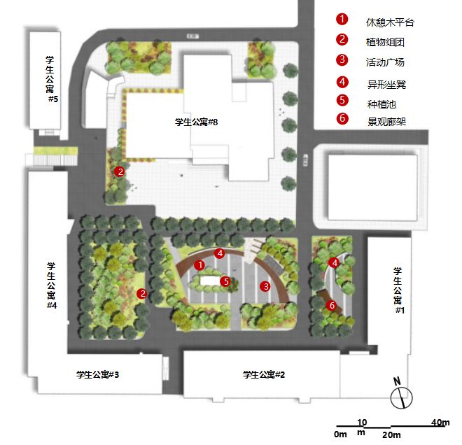 場地設計醫學校區南門場地設計醫學校區精誠樓東側綠地規劃設計照明