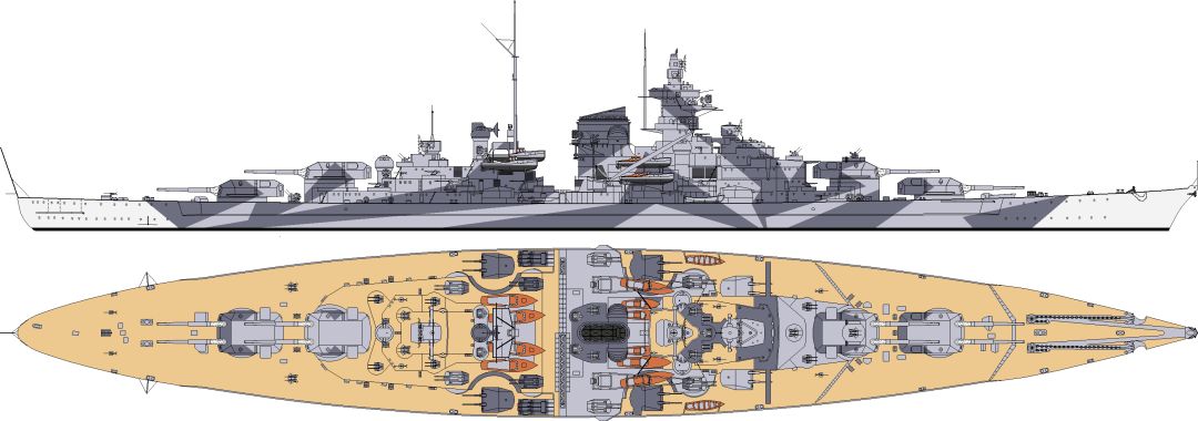 讲堂369期二战德国最强的战列舰之一俾斯麦级第二艘提尔皮茨号战列舰