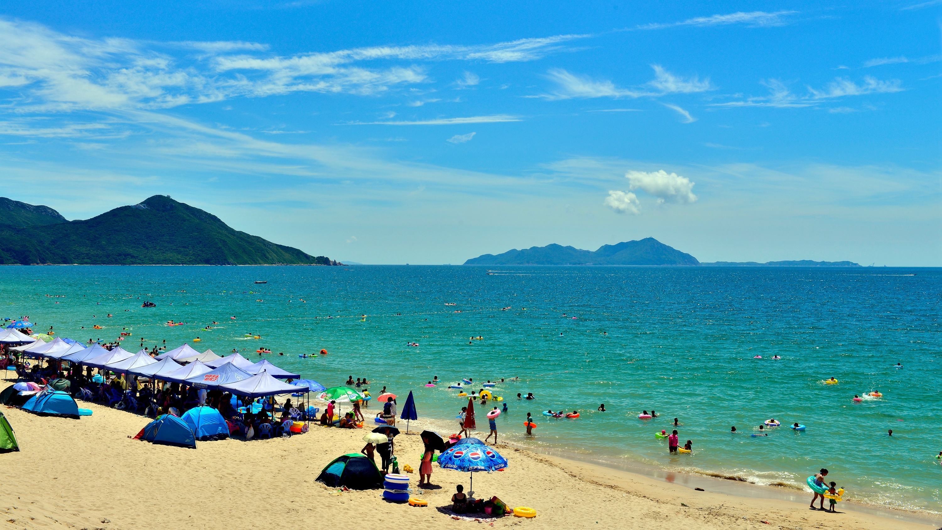 深圳南澳蓝宝石沙滩图片