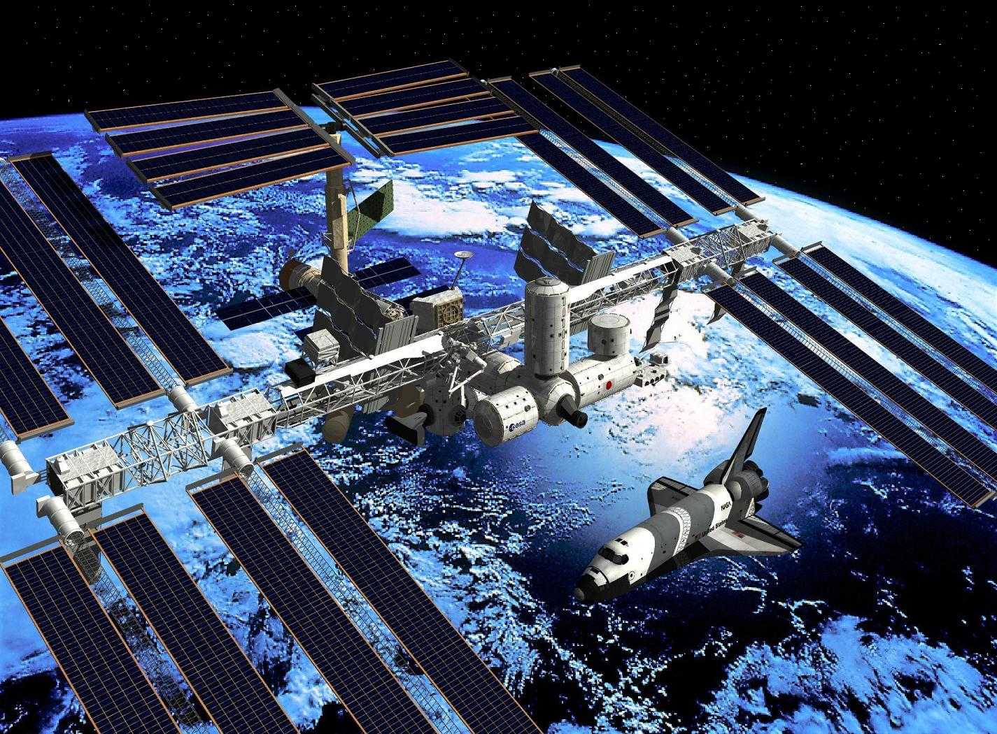 国际空间站高清大图图片