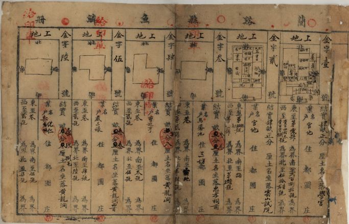 读档随笔兰溪鱼鳞图册中国现存最系统的古代地籍档案