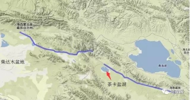 茶卡盐湖地图全图图片