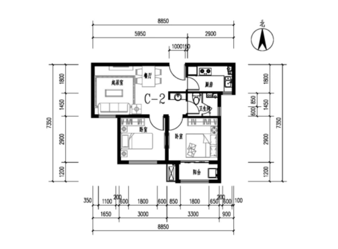 項目規劃地上建築面積43409平方米,共有產權住房地上建築面積37105