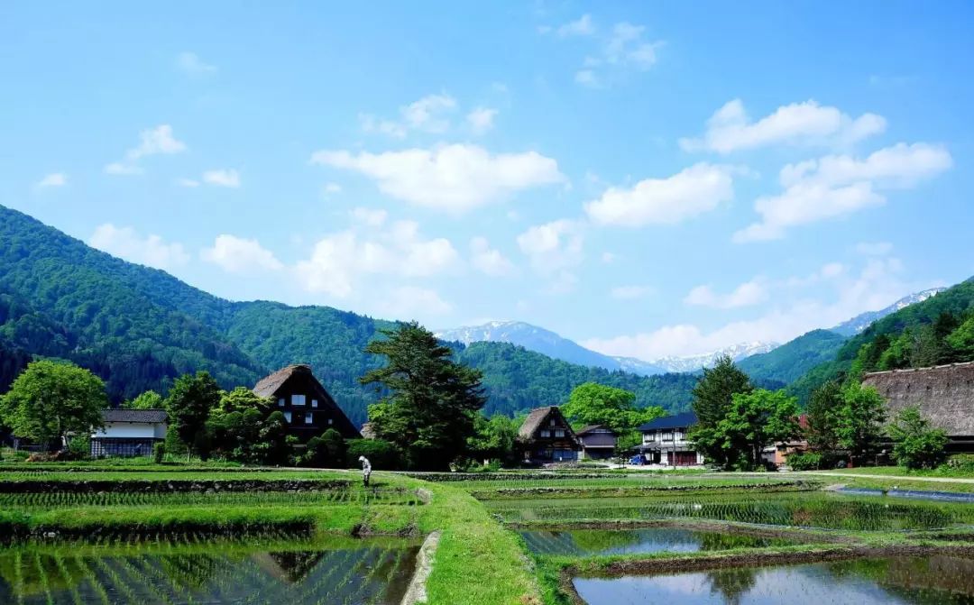 电脑壁纸日本乡村图片