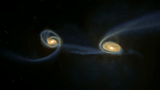 银河系运行动态图图片