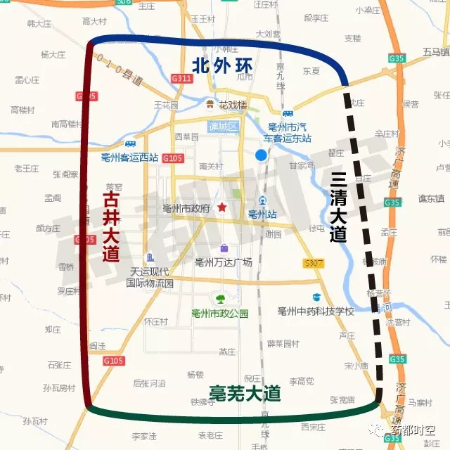 厉害了大亳州重新划定218平方公里城区边界!