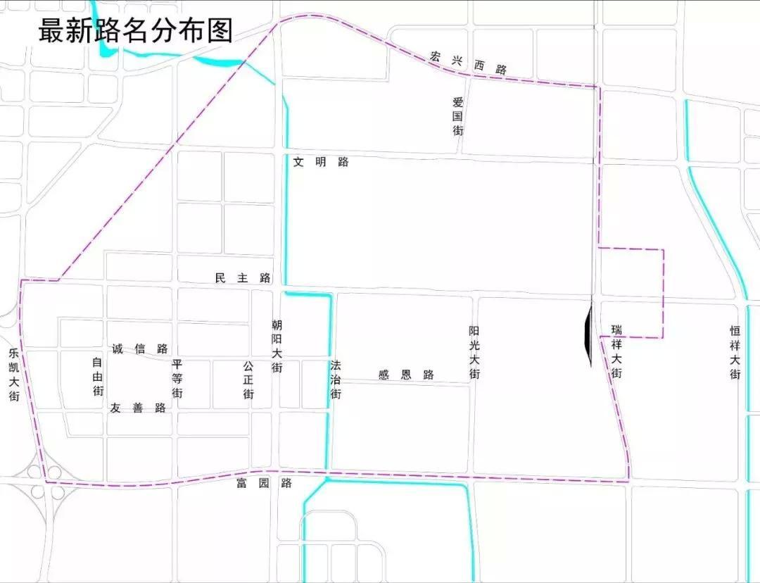 大王店产业园地图及道路名称