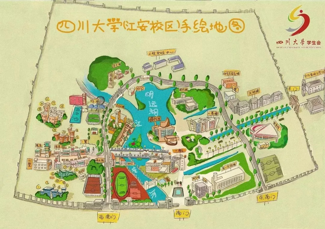 景德镇学院校内地图图片