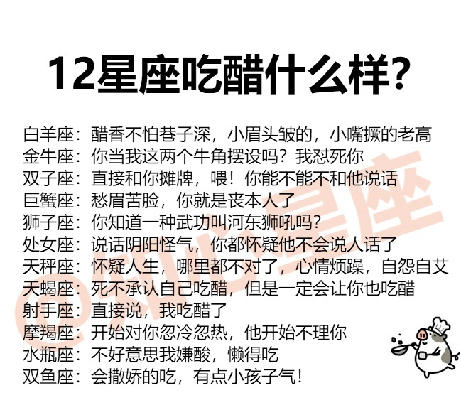 天秤座:怀疑人生,哪里都不对了,心情烦躁,自怨自艾 摩羯座:开始对你