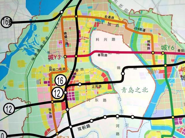 城阳地铁1号线线路图图片