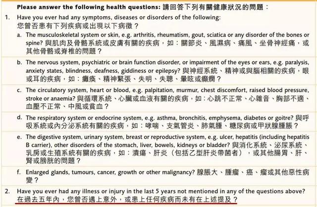 香港保险中的如实告知与两年不可抗辩条款