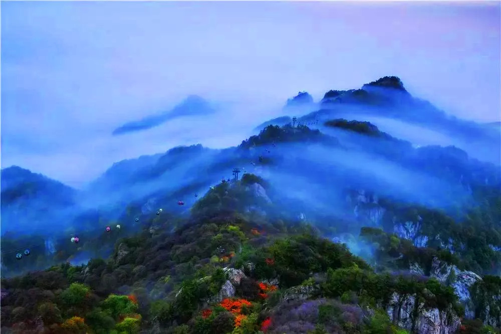 曬曬欒川的秋來賞秋的你嘗過大山的秋天嗎