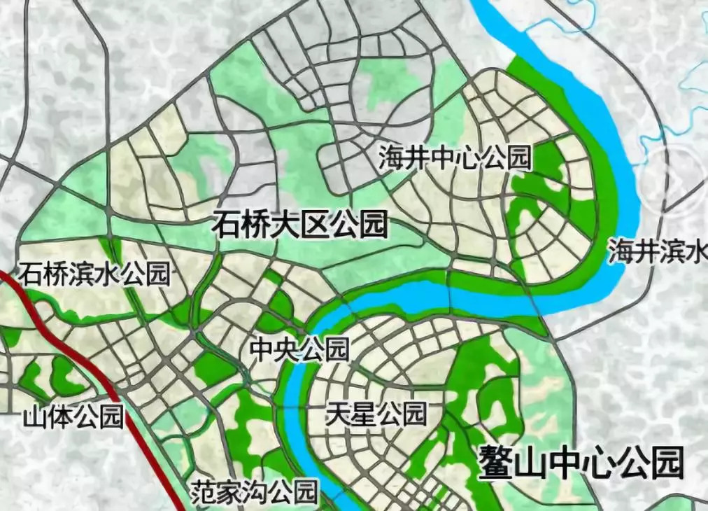 简阳石钟镇规划图最新图片