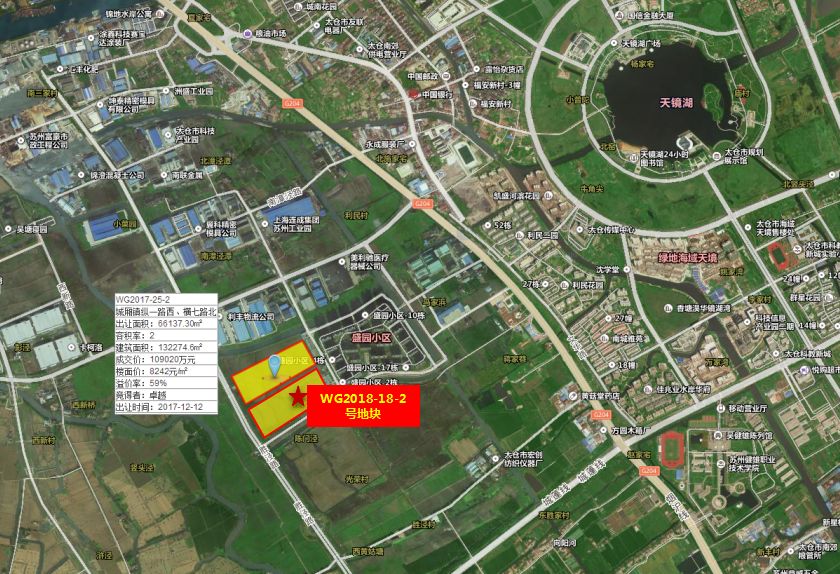 重磅距离报名截止还有1天苏州太仓城厢镇地块已到指导价手
