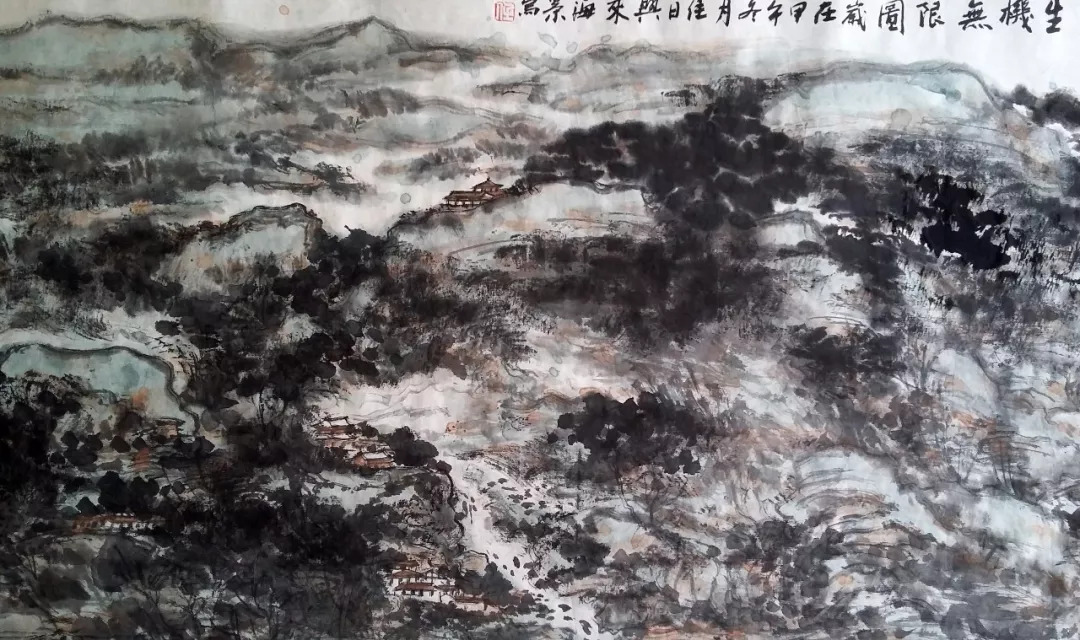 山水诗意—任海荣国画艺术品鉴_山水画