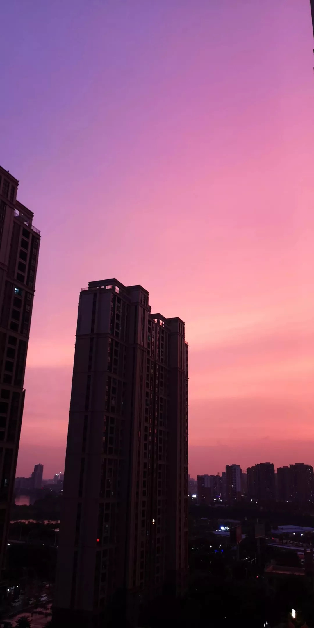 美炸了昨晚中山少女心晚霞刷屏冷空气明天杀到雨也要来