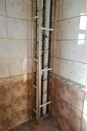 卫生间包下水管新方法别傻傻使用砖砌了