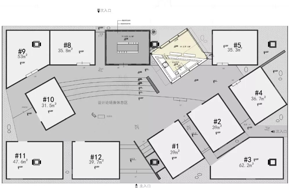 homeplus展馆分布平面图  滑动查看2018homeplus 12位设计师艺术  