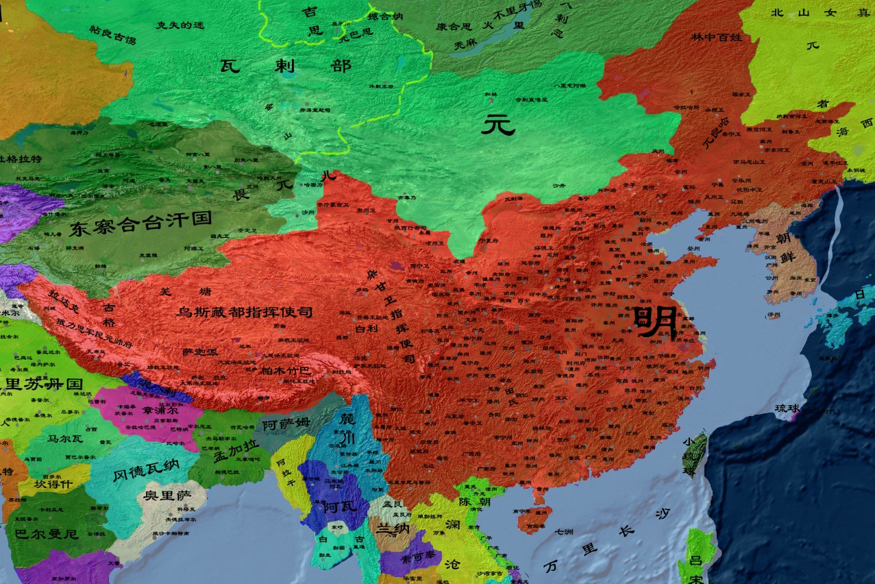 元朝版图国家图片