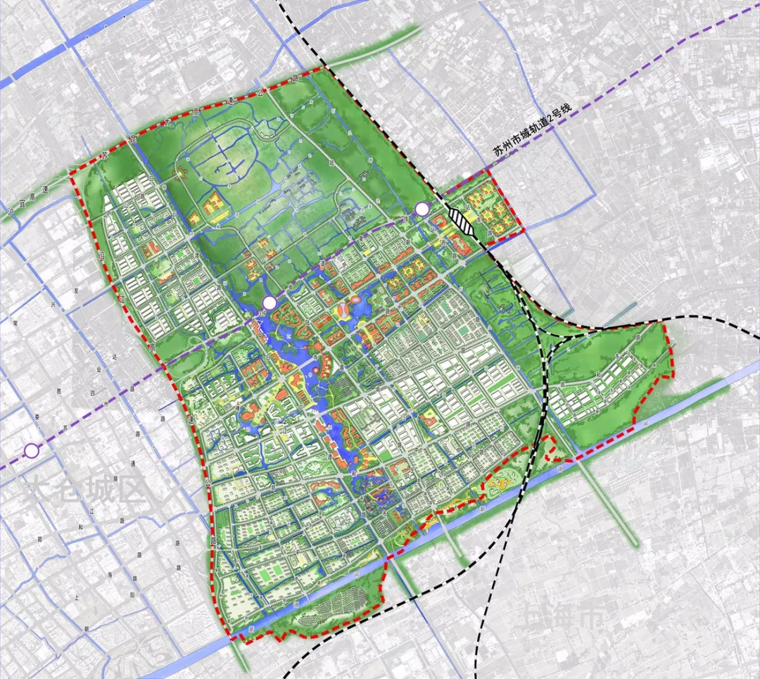 中规院北京规划设计公司获太仓市娄江新城概念性城市设计方案竞赛第一