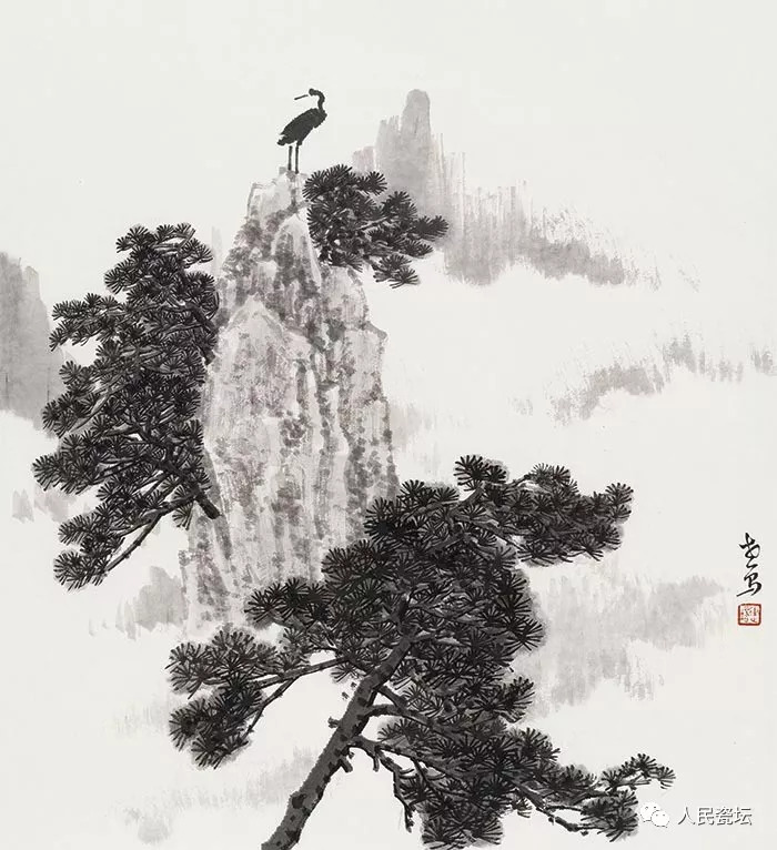 马健培山水画图片