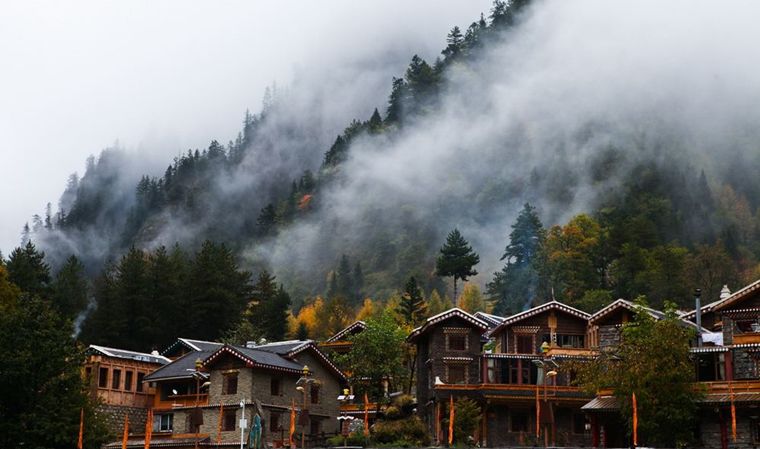 9月22日出发,川西冰川千年达古冰山,羊茸哈德藏寨