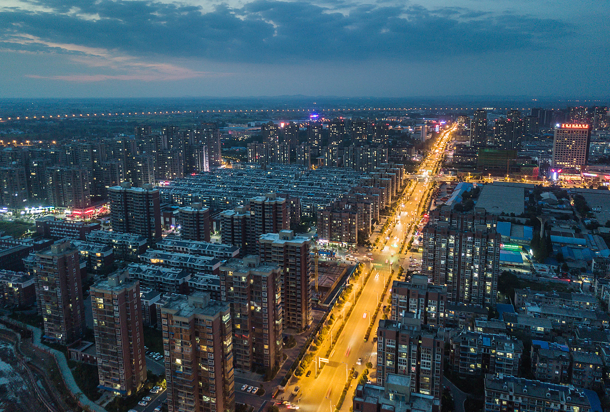 舒城:六百多年历史古城 夜景什么样