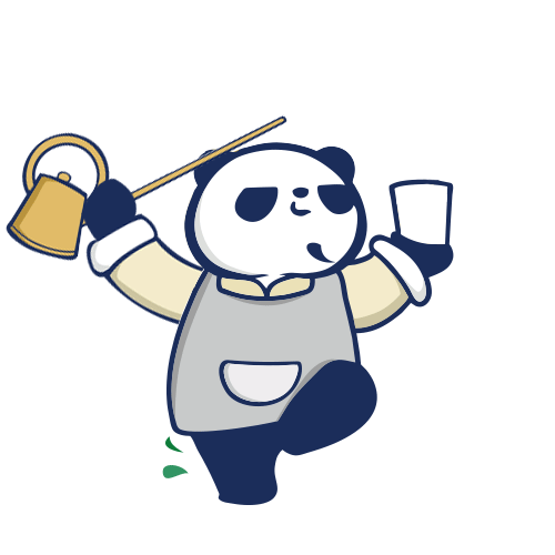 茶百道logo熊猫图片