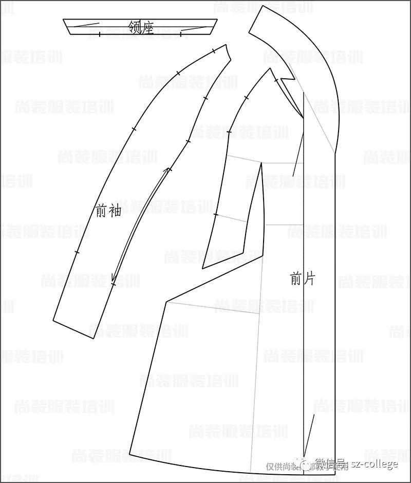 女大衣制版结构图（女装大衣制版）-第1张图片-潮百科