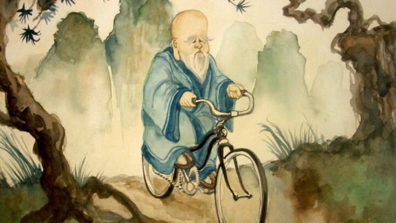 古人骑自行车搞笑图片图片