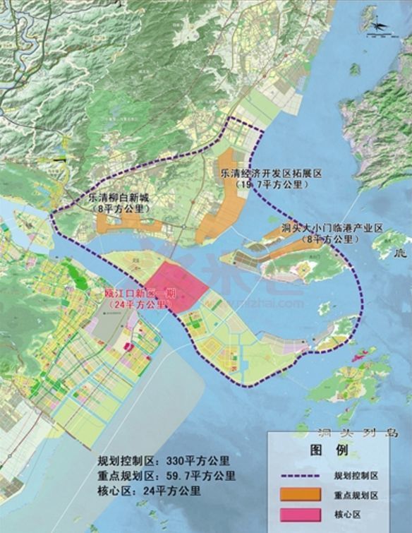 瓯江口新区地图图片
