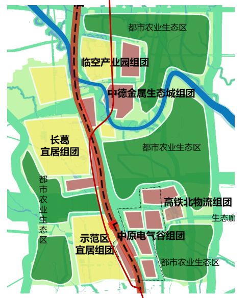 空中俯瞰鄭許市域鐵路許昌段的11個站點詳解沿線區域規劃與特色