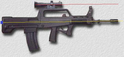 qbz95式步枪怎么画图片