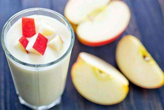 苹果加酸奶减肥法每天晚上喝一杯不仅能减肥还能排净宿便