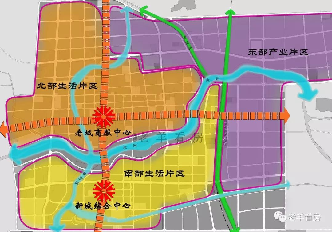 遂平县中心城区空间规划图