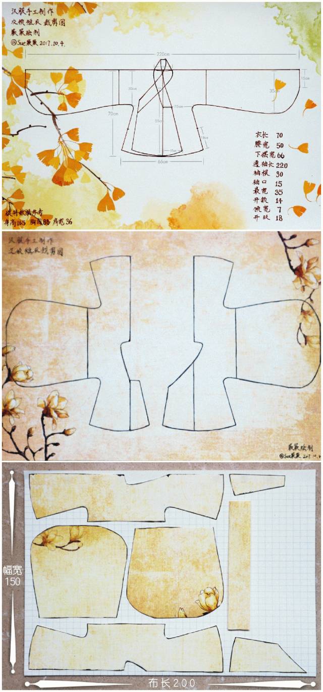 古代汉服制作基本步骤图片