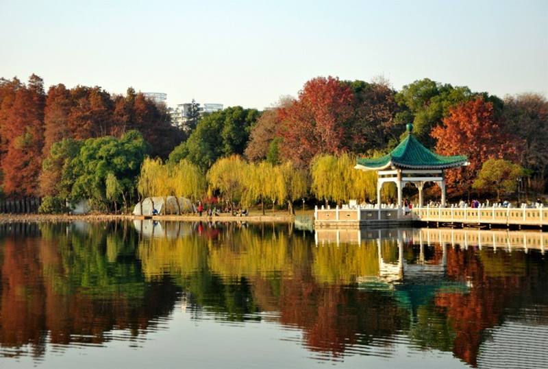 武漢東湖生態旅遊風景區加強東湖綠道,東湖綠心建設